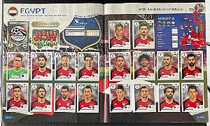 Seleção do Egito Completa (EGY) - Figurinhas 72 a 91 - Grupo A - Copa da Russia 2018 - Original Panini