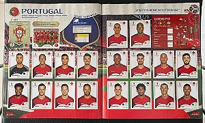 Seleção de Portugal Completa (POR) - Figurinhas 112 a 131 - Grupo B - Copa da Russia 2018 - Original Panini