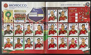 Seleção de Marrocos Completa (MAR) - Figurinhas 152 a 171 - Grupo B - Copa da Russia 2018 - Original Panini