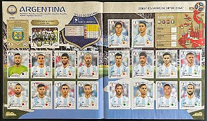Seleção da Argentina Completa (ARG) - Figurinhas 272 a 291 - Grupo D - Copa da Russia 2018 - Original Panini