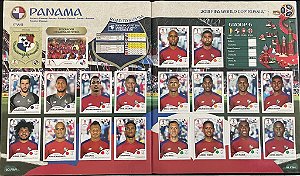 Seleção do Panama Completa (PAN) - Figurinhas 532 a 551 - Grupo G - Copa da Russia 2018 - Original Panini