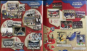 Figurinhas Brilhantes FIFA LEGENDS - 672 A 681 - Copa da Russia 2018 - Original Panini