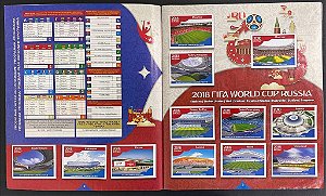 Figurinhas Estádios da Copa - Todos os Estádios - 19 a 30 - Copa da Russia 2018 - Original Panini