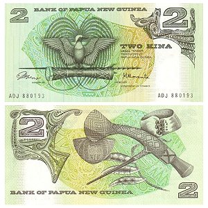 Papua Nova Guiné - Cédula de 2 Kina 1992 - P-12a - FE