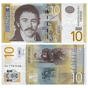 Promoção - Servia - Cédula de 10 Dinara 2013 - P-54b - FE