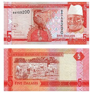 Gambia - Cédula de 2 Dalasis 2015 - P-31a - FE