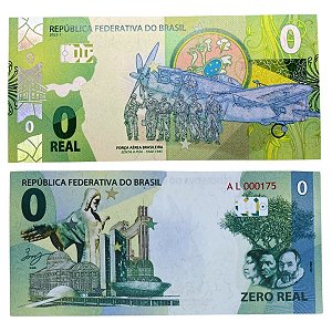 Brasil - Cédula de Zero Real 2023 - FAB / Força Expedicionária Brasileira - Série AL - FE