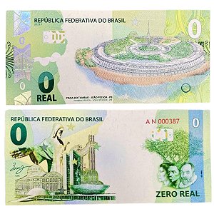 Brasil - Cédula de Zero Real 2023 - PB / Praia de Tambaú - Série AN - FE