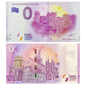 Zero Euro - Alemanha - Cédula de 0 Euro 2017 - Heidelberguer Schloss - FE