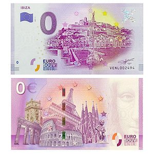 Zero Euro - Espanha - Cédula de 0 Euro 2017 - Ibiza - FE