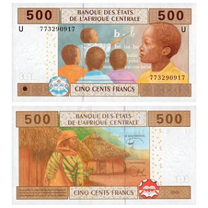 Camarões - Cédula de 500 Francs CFA 2017 - P-206Ue - FE
