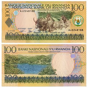 Ruanda - Cédula de 100 Francs 2003 - P-29b - FE