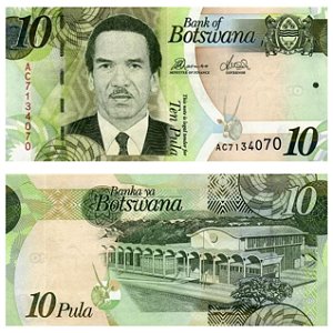 Botsuana - Cédula de 10 Pula 2012 - P-30c - FE
