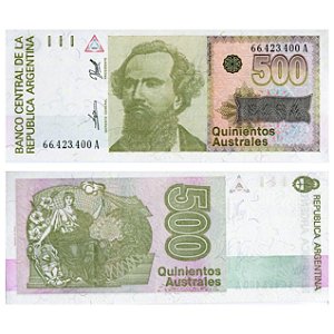 Argentina - Cédula de 500 Australes 1990 - P-328b - FE