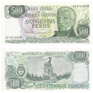 Argentina - Cédula de 500 Pesos 1982 - P-3303c - San Martin - FE