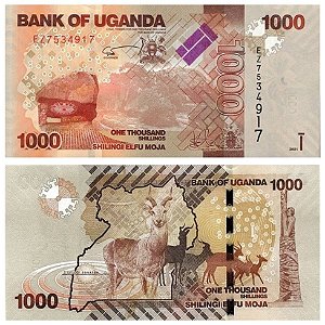 Uganda - Cédula de 1000 Shililngs 2021 - P49f- FE