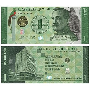 Guatemala - Cédula de 1 Quetzal 2023 - P-129a - José M. Orellana - FE