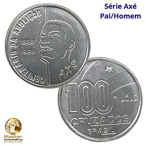 Moeda de 100 Cruzados 1988 - Série Axé Pai - V-403a - Comemorativa - Circulada