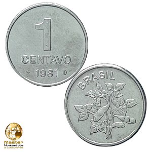 Promoção - Moeda de 1 Centavo 1981 - Sojinha - V-339 - Soberba