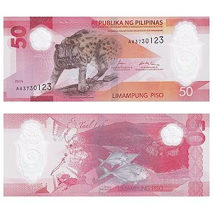 Filipinas - Cédula de 50 Piso 2025 - P-237a - Polìmero - FE