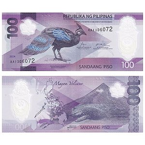 Filipinas - Cédula de 100 Piso 2024 - P-238a - Polìmero - FE