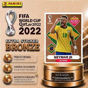 2022 Extra Legend - Neymar Junior Bronze - Brasil - Original Panini - Copa do Mundo do Qatar 2022
