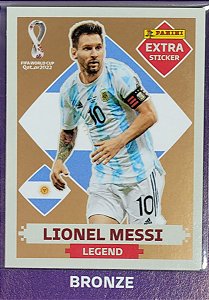 Extra Legend - Lionel Messi Bronze - Argentina - Original Panini - Copa do Mundo do Qatar 2022