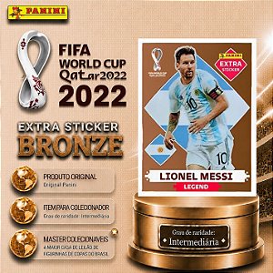 2022 Extra Legend - Lionel Messi Bronze - Argentina - Original Panini - Copa do Mundo do Qatar 2022