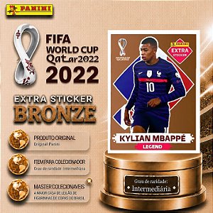 2022 Extra Legend - Kylian Mbappe Bronze - França - Original Panini - Copa do Mundo do Qatar 2022
