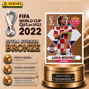 2022 Extra Legend - Luka Modric Bronze - Croácia - Original Panini - Copa do Mundo do Qatar 2022