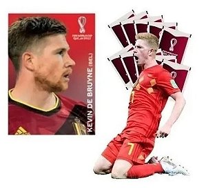Figurinha Coca Cola C3 - Kevin de Bruyne (BEL) - Álbum da Copa 2022 - Original Panini