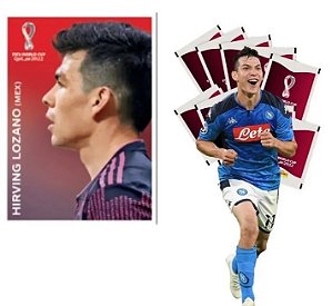 Figurinha Coca Cola C7 - Hirving Lozano (MEX) - Álbum da Copa 2022 - Original Panini