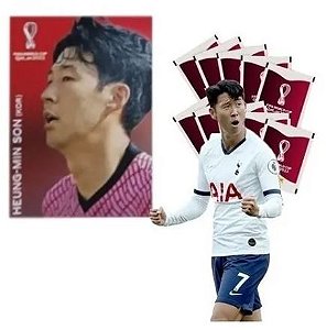 Figurinha Coca Cola C8 - Heung-Min Son - Álbum da Copa 2022 - Original Panini