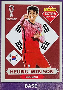 Extra Legend - Heung-Min Son Bordô (Base) - Coréia do Sul - Original Panini - Copa do Mundo do Qatar 2022