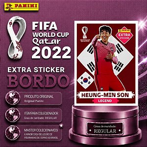 2022 Extra Legend - Heung-Min Son Bordô (Base) - Coréia do Sul - Original Panini - Copa do Mundo do Qatar 2022