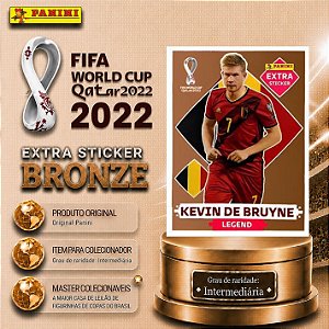 2022 Extra Legend - Kevin de Bruyne Bronze - Bélgica - Original Panini - Copa do Mundo do Qatar 2022