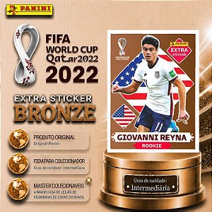 2022 Extra Rookie - Giovanni Reyna Bronze - EUA - Original Panini - Copa do Mundo do Qatar 2022