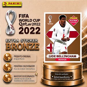 2022 Extra Rookie - Jude Bellingham Bronze - Inglaterra - Original Panini - Copa do Mundo do Qatar 2022