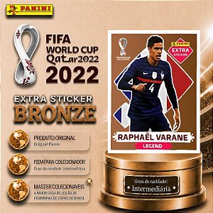 2022 Extra Legend - Raphael Varane Bronze - França - Original Panini - Copa do Mundo do Qatar 2022