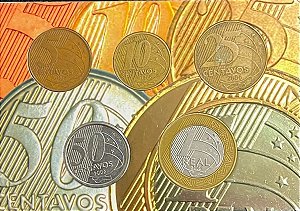 Cartela com a Série completa do Real 2006 - Ano Raro - Circuladas