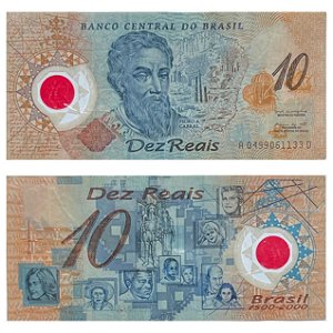 Brasil - Cédula de 10 Reais 2000 - C-331 - Comemorativa / Polímero - MBC+