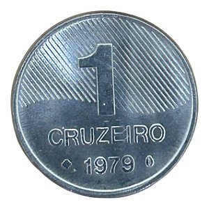 Moeda de 1 Cruzeiro 1979 - V-342 - Flor de Cunho