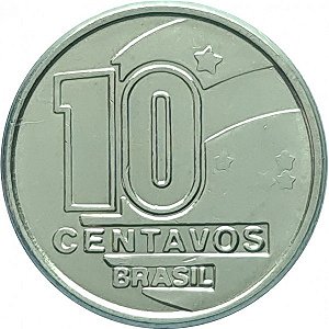 Promoção - Moeda de 10 Centavos 1989 - V-408 - Garimpeiro - Aço Inox - Flor de Cunho