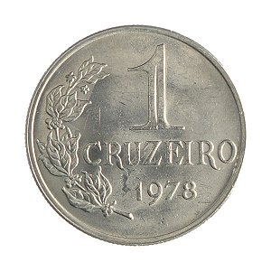 Moeda de 1 Cruzeiro 1978 - V-323 - Rara - Sob/FC