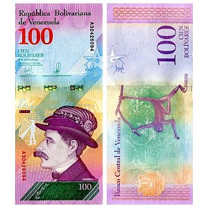 Venezuela - Cédula de 100 Bolivares Soberanos 2018 - P-106a - Ezequiel Zamora - FE