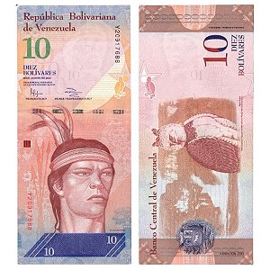 Venezuela - Cédula de 10 Bolivares Forte 2014 - P-90e - Guaicapuro - FE