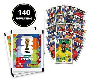 Copa Do Mundo 2026 - Kit Com 20 Envelopes de Figurinhas Panini - FIFA WORLD CUP 2026 - Pronta entrega