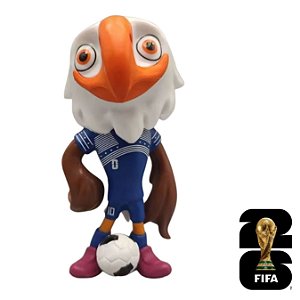 Copa do Mundo 2026 - Mascote Clutch (EUA) + Taça da Copa - Mascote Oficial - 10cm / 50g - FIFA WORLD CUP 2026