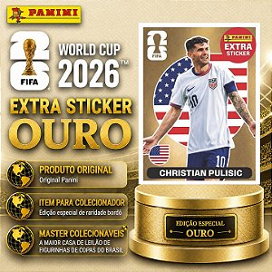 2026 Extra Legend OURO - Christian Pulisic (EUA) - Original Panini - Copa do Mundo 2026