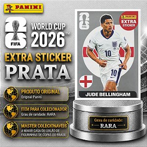 2026 Extra Legend PRATA - Jude Bellingham (Inglaterra) - Original Panini - Copa do Mundo 2026